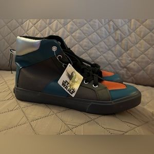 Star Wars Mandalorian high top sneakers